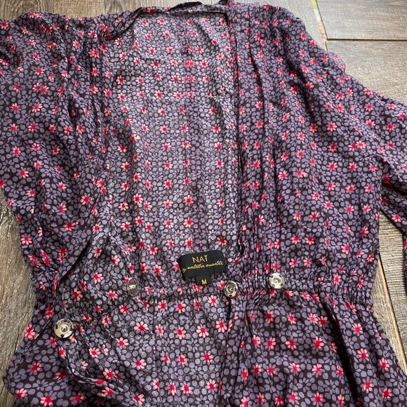 Natalie Martin Red and Blue Maxi Dress - Picture 9 of 16